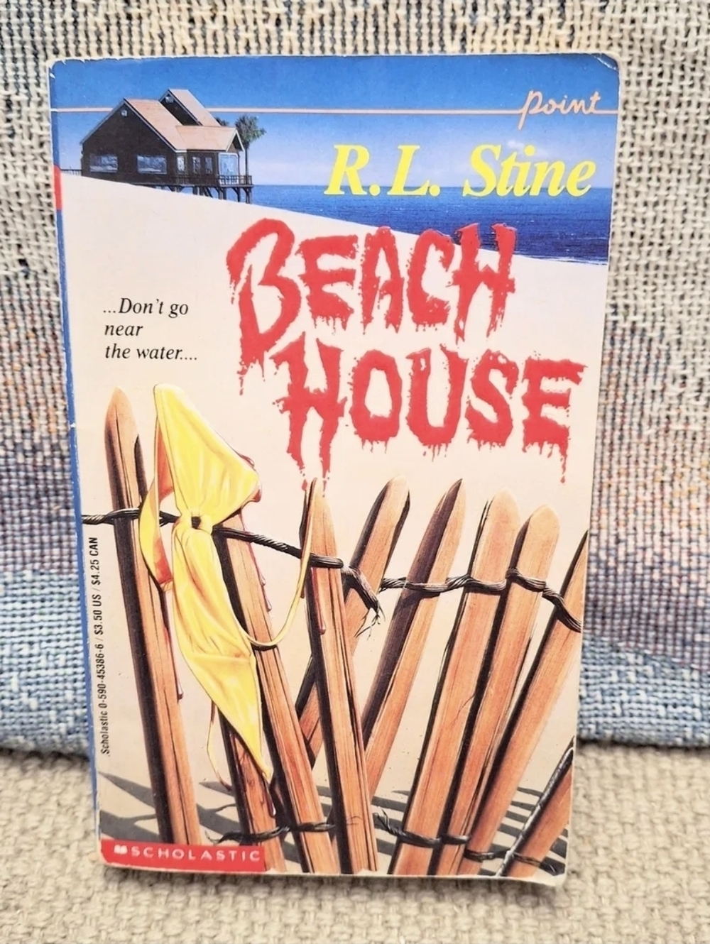 Beach House R L Stine 1992 Vintage YA Horror Scholastic Point Paperback